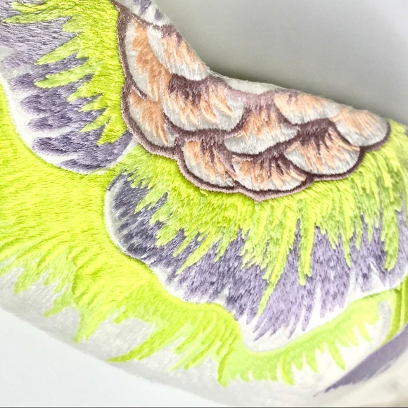 MARA HOFFMAN Embroidered Crop Top Bandeau Top 8 - Picture 7 of 15